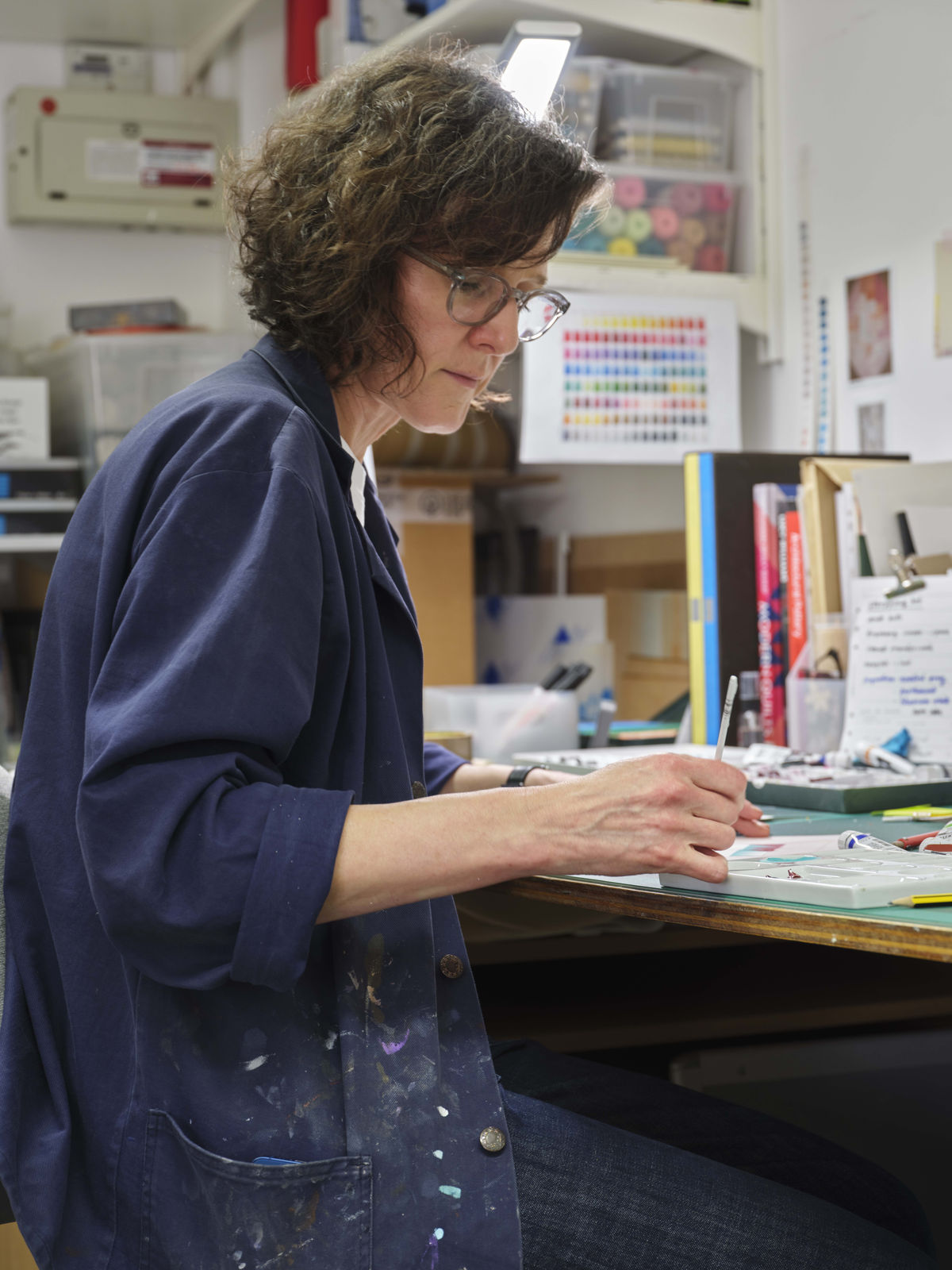 Lucy Williams' studio, London 2025. Photography by Ben Westoby/Fine Art Documentation.