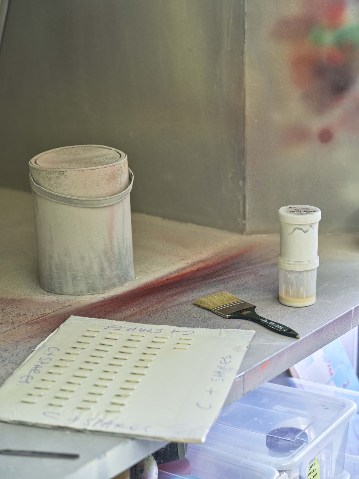 Lucy Williams' studio, London 2025. Photography by Ben Westoby/Fine Art Documentation.