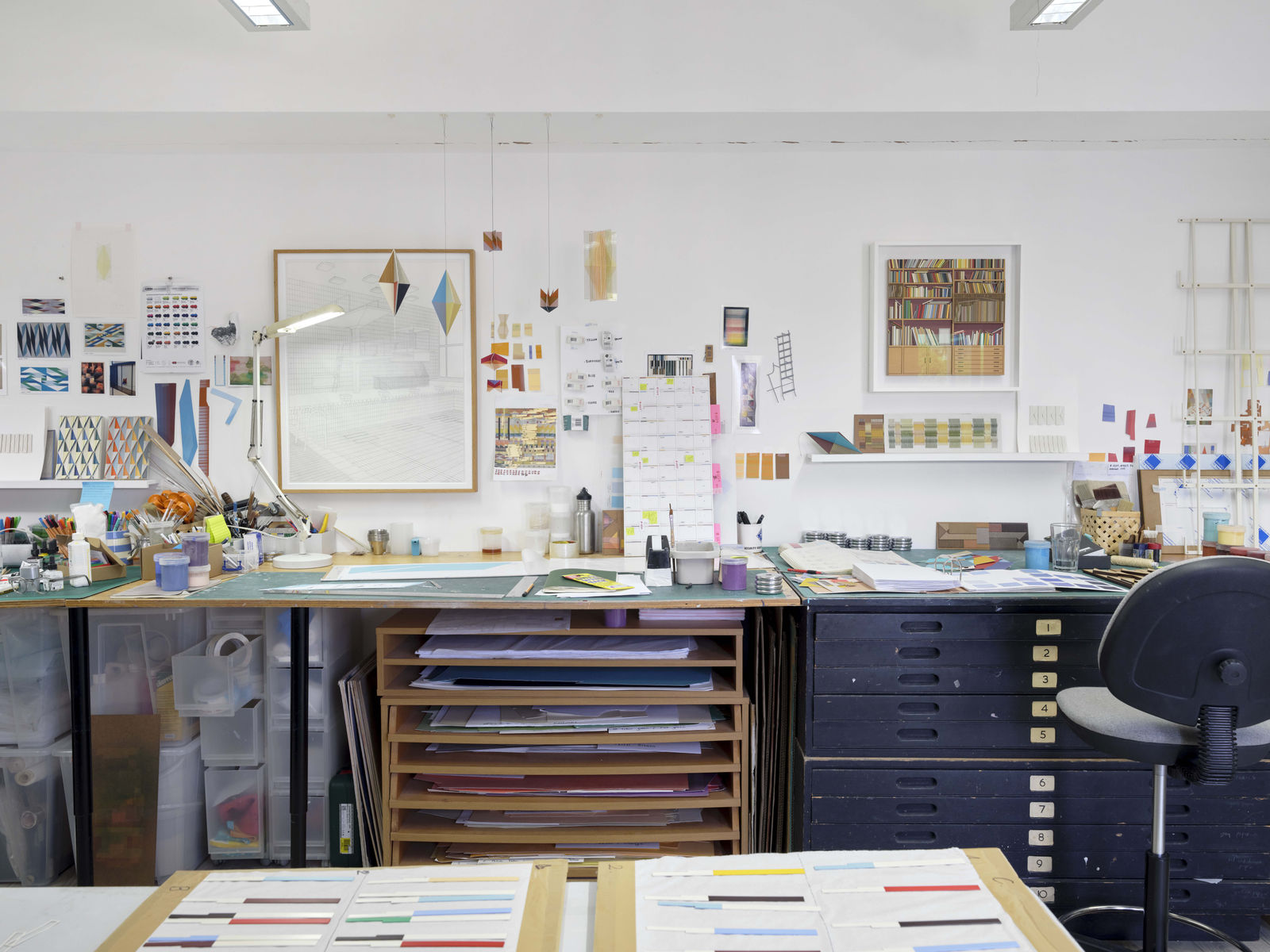 Lucy Williams' studio, London 2025. Photography by Ben Westoby/Fine Art Documentation.