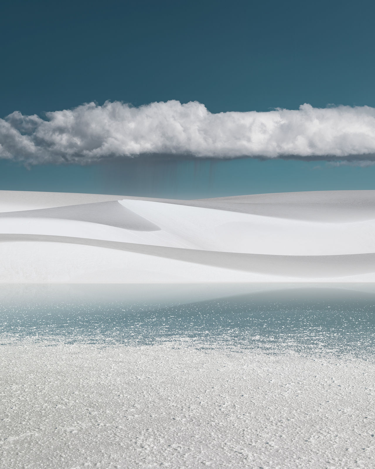 Benjamin Everett, Salt Flats Floating Sands, American West, 2019
