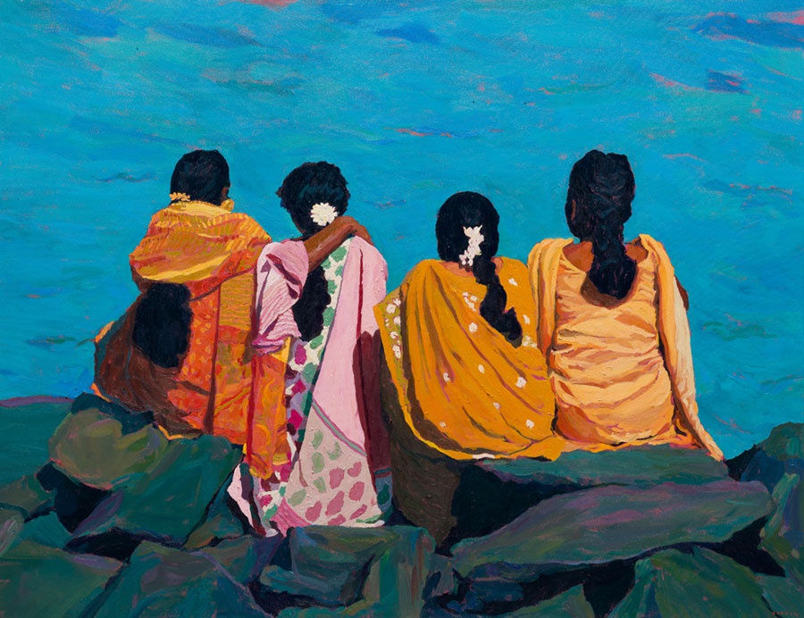 H R Bell, There's something to be said about staring at the sea