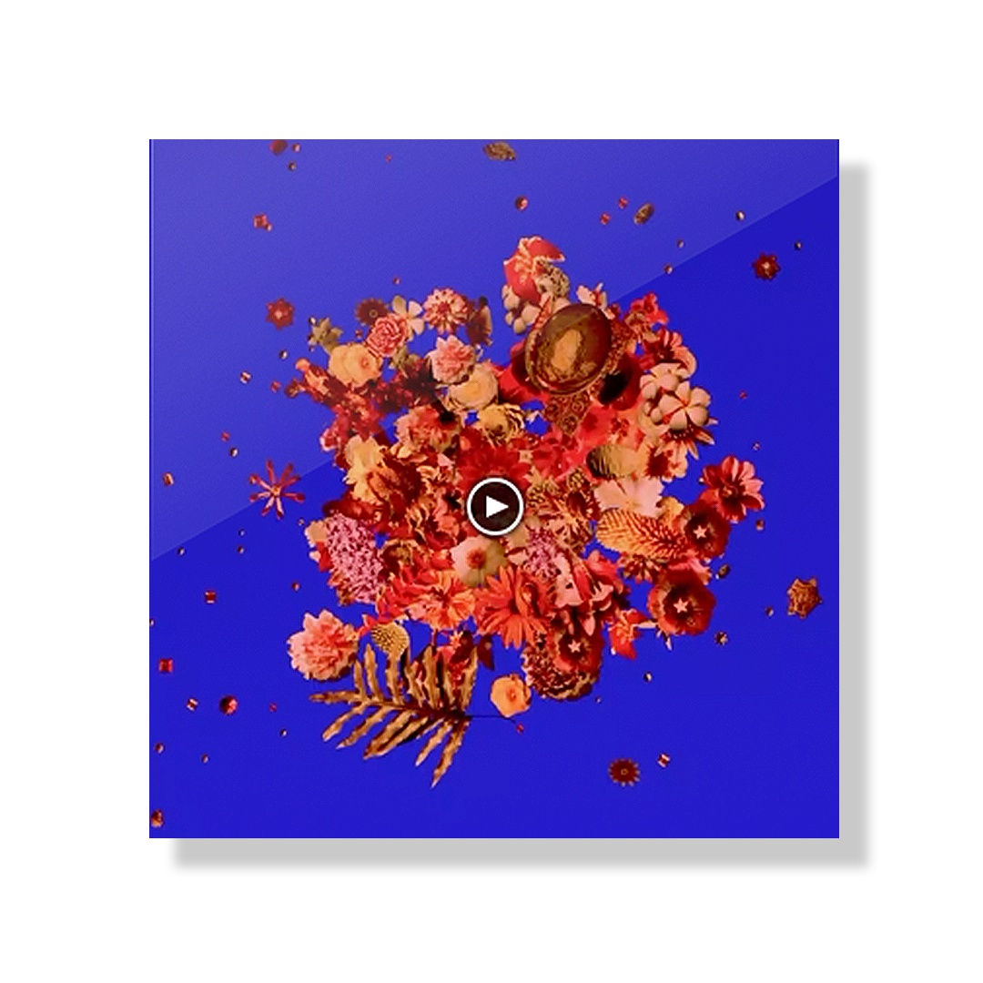 Re-Collections VIII series, Animated LOFTY NFT, (rojo) , 2022