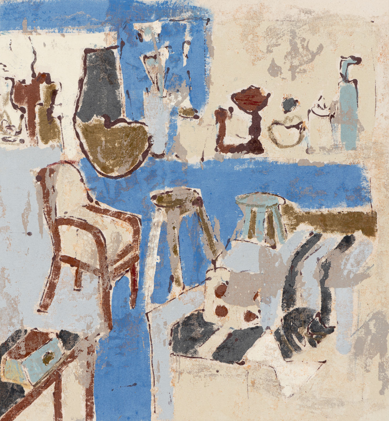 Julie Poulsen, Black cat blue wall