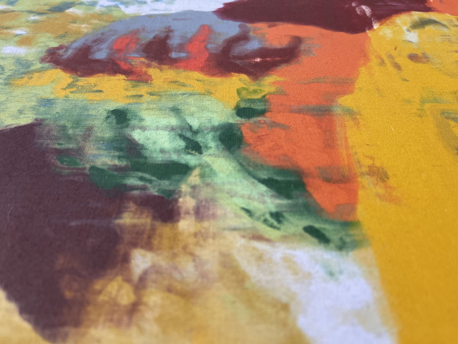 Jack Tierney, SUNFLOWERS ON AN ORANGE TABLE, 2022