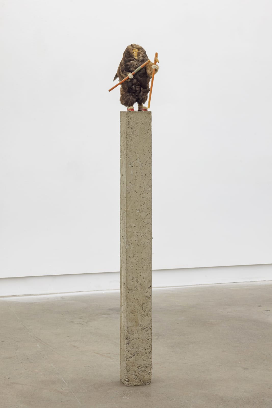 Artist Unknown (Bethel, Alaska) , Yup’ik Doll Made From A Bird (Standing Hunter with Harpoon and Gaff) , late 20th century