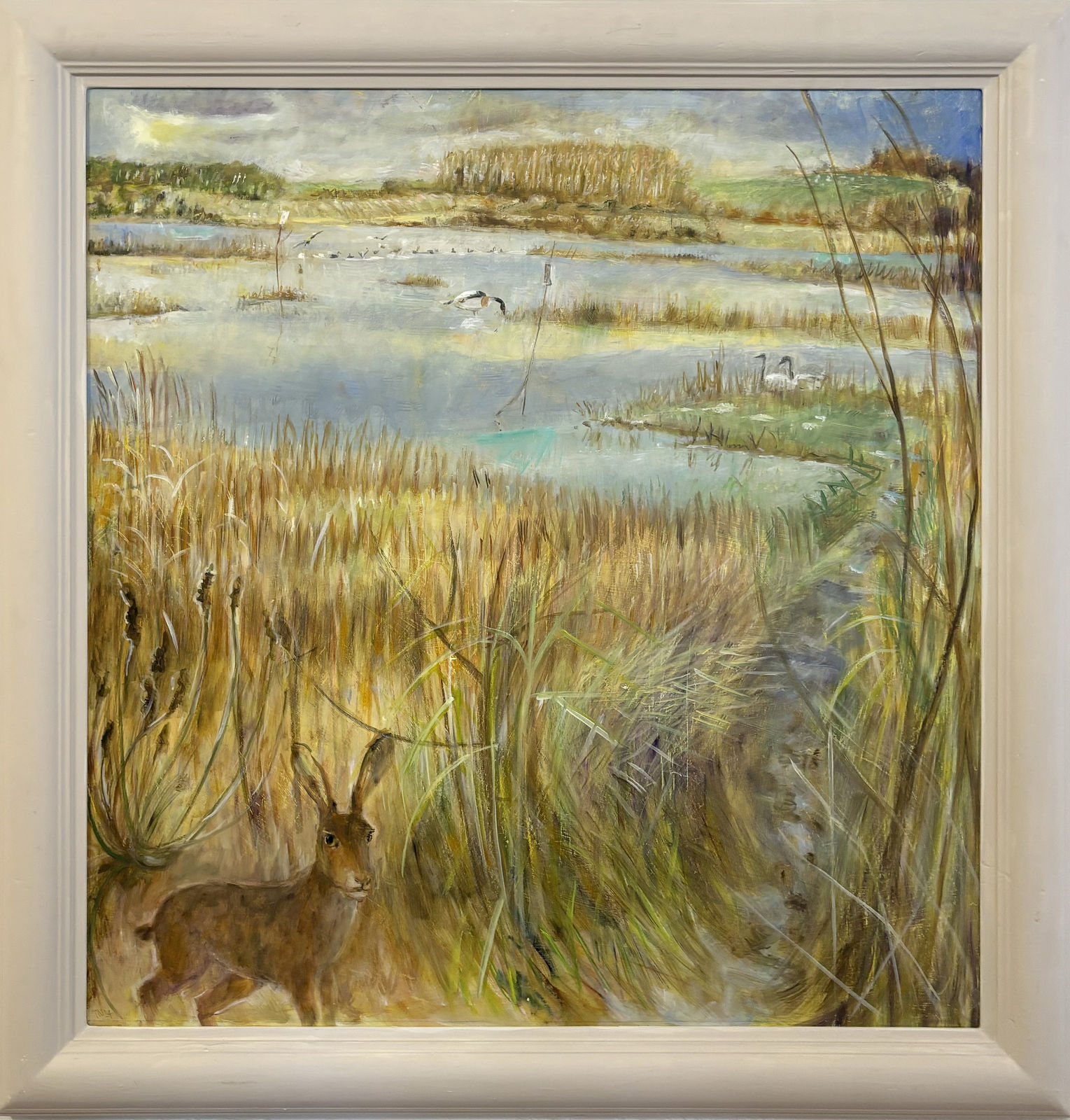 Tessa Newcomb, Meeting a Hare, 2024