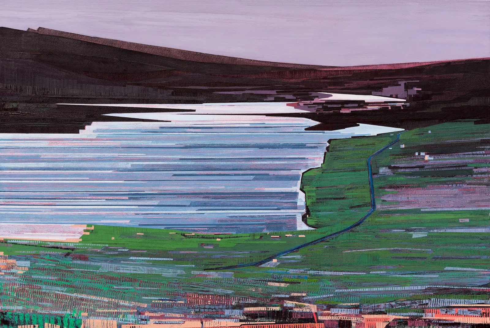 Caroline Mackintosh, Blue Road, Loch Leathan, 2025