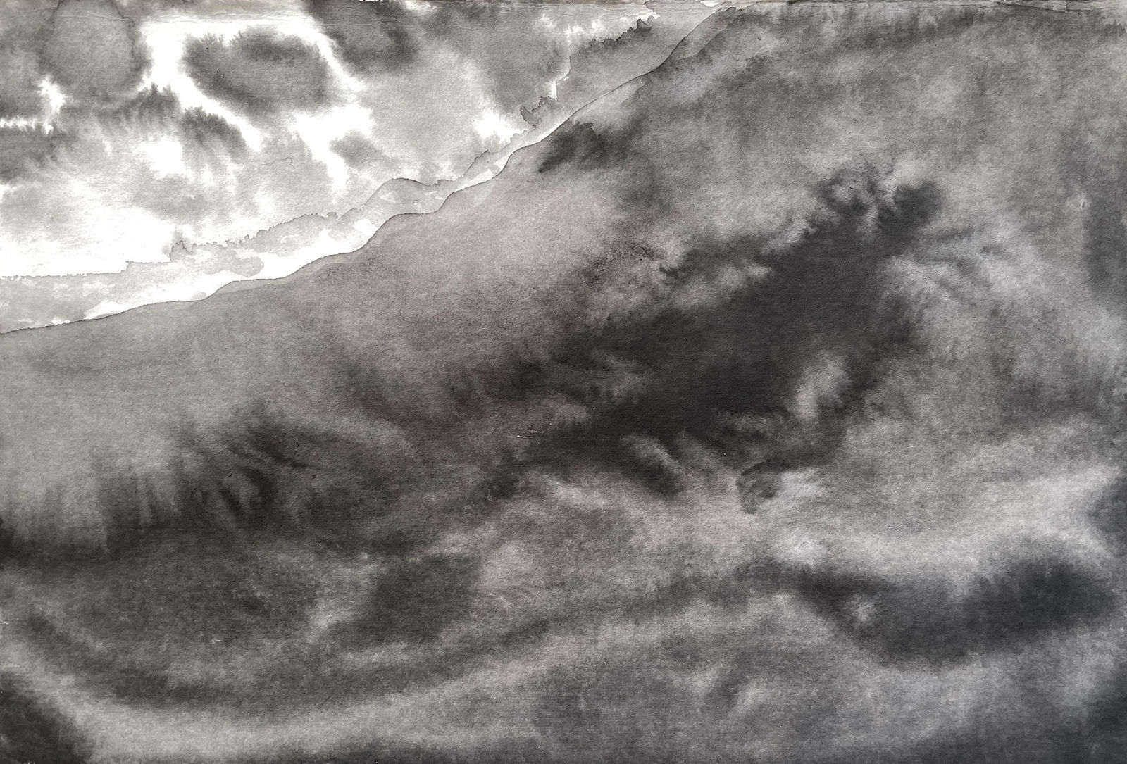 Claire Cansick, Into the Trough and Over the Crest II, 2024