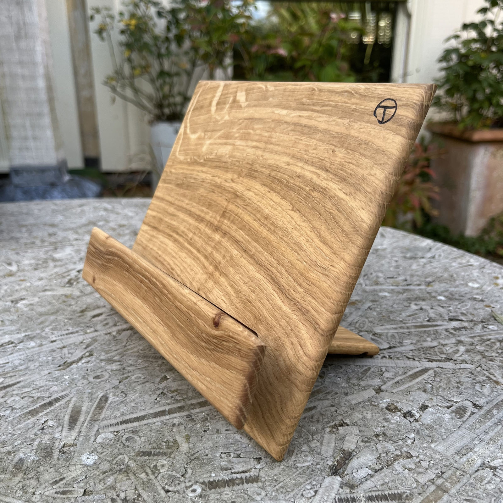 Tim Plunkett, Book / iPad Stand (Oak) 19, 2022