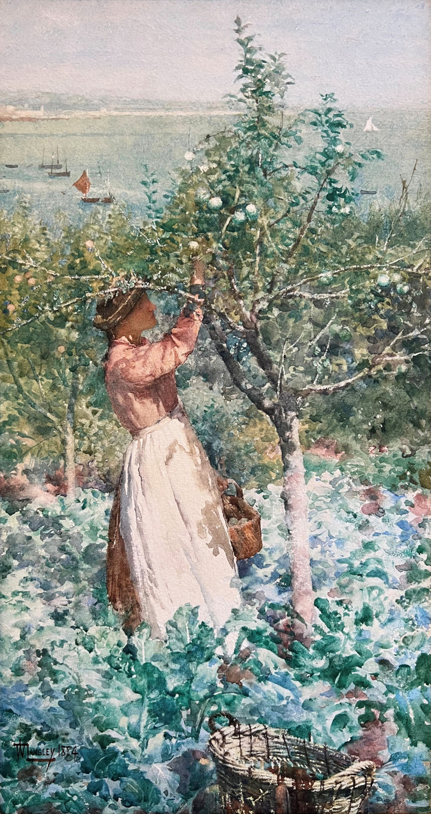 Walter Langley, In the Orchard, 1884