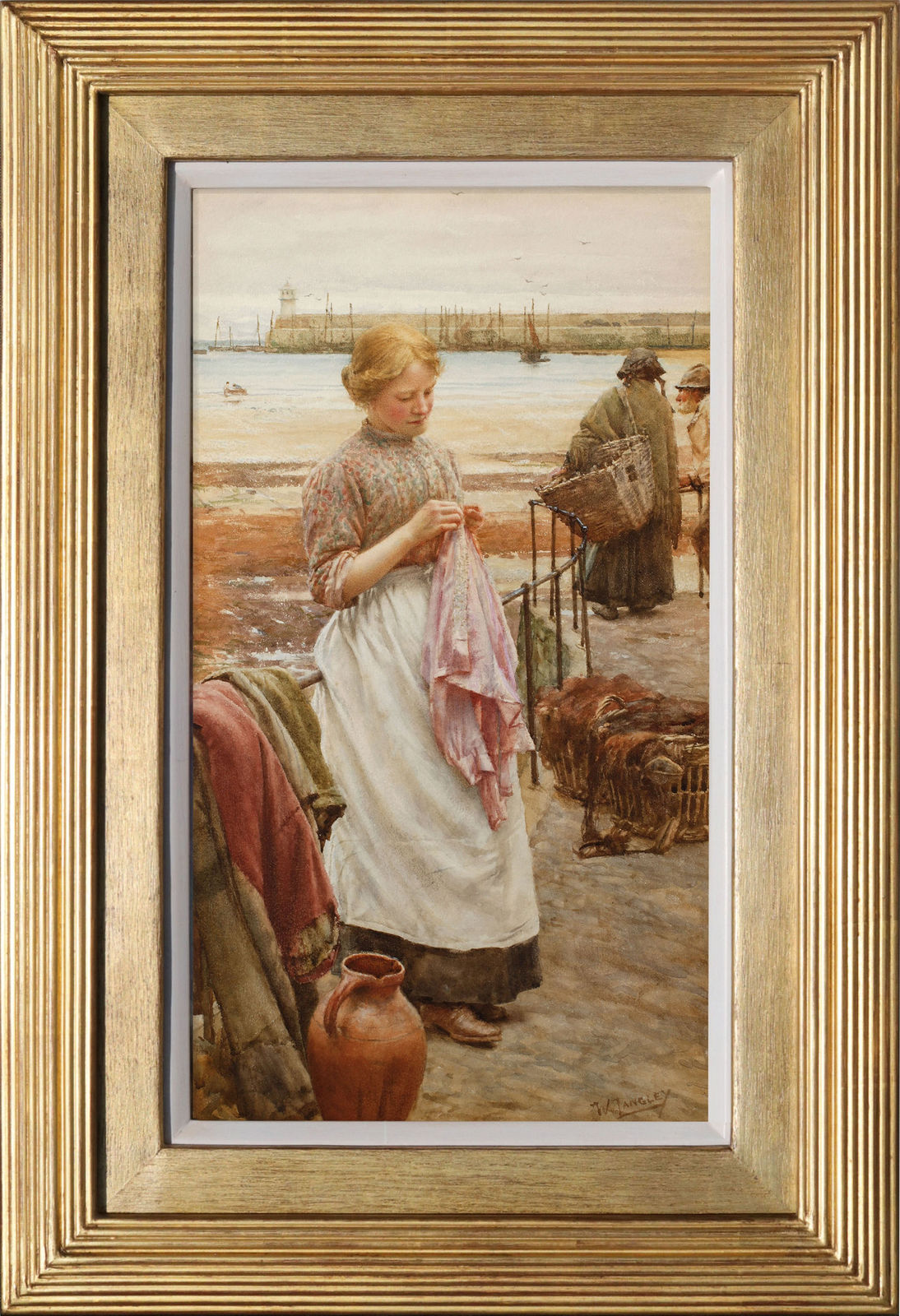 Walter Langley, The Pink Bodice, 1904