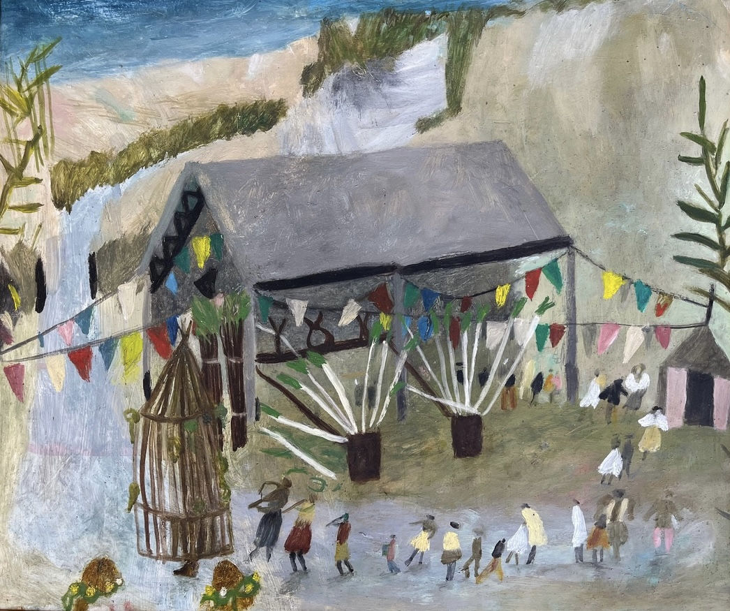 Mary Newcomb, Stripping the Willow, 1982