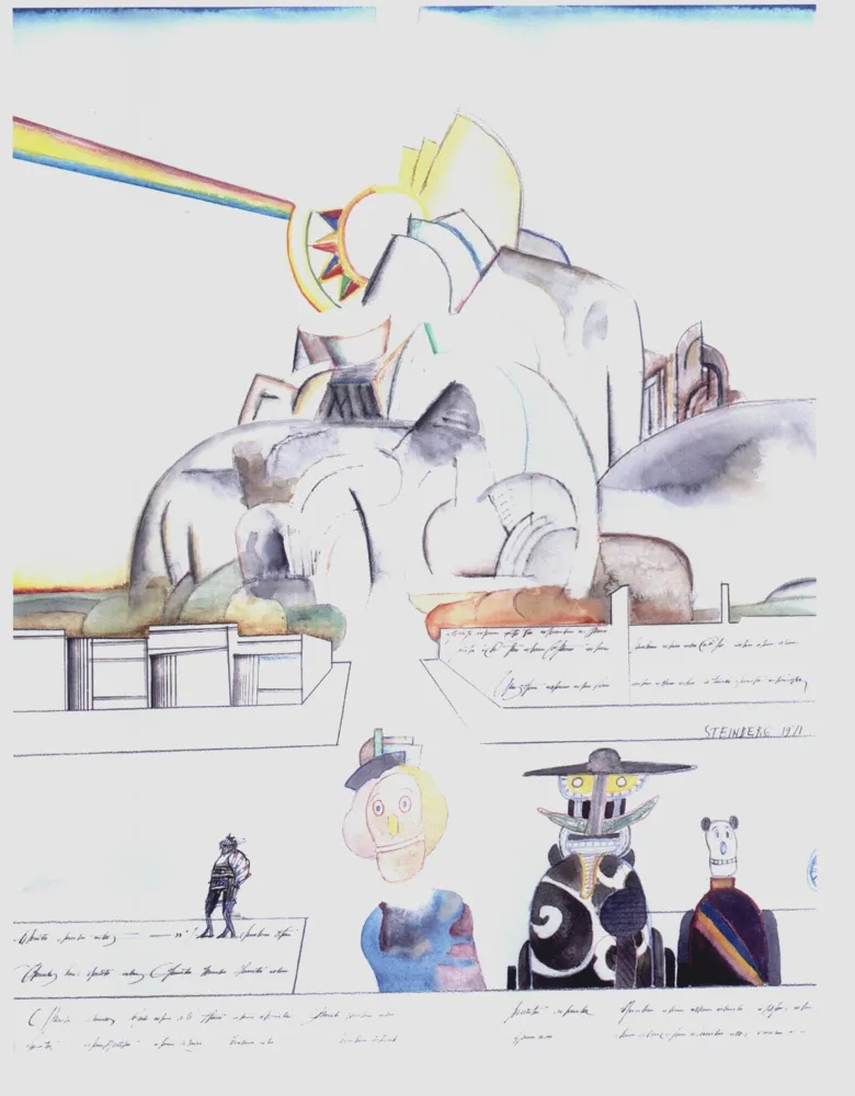 Saul Steinberg, Wyoming, 1971