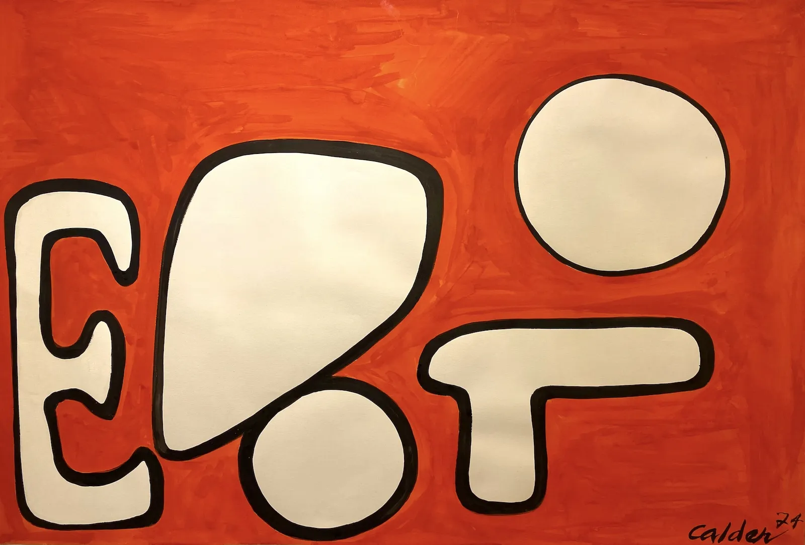 Alexander Calder, Eat , 1974