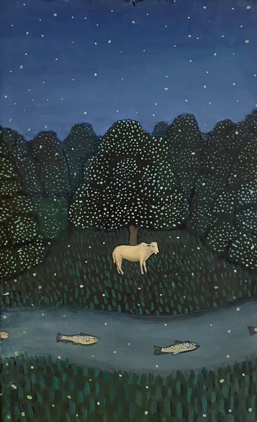 Jethro Buck, Glowing Ongole Cow, 2010-22
