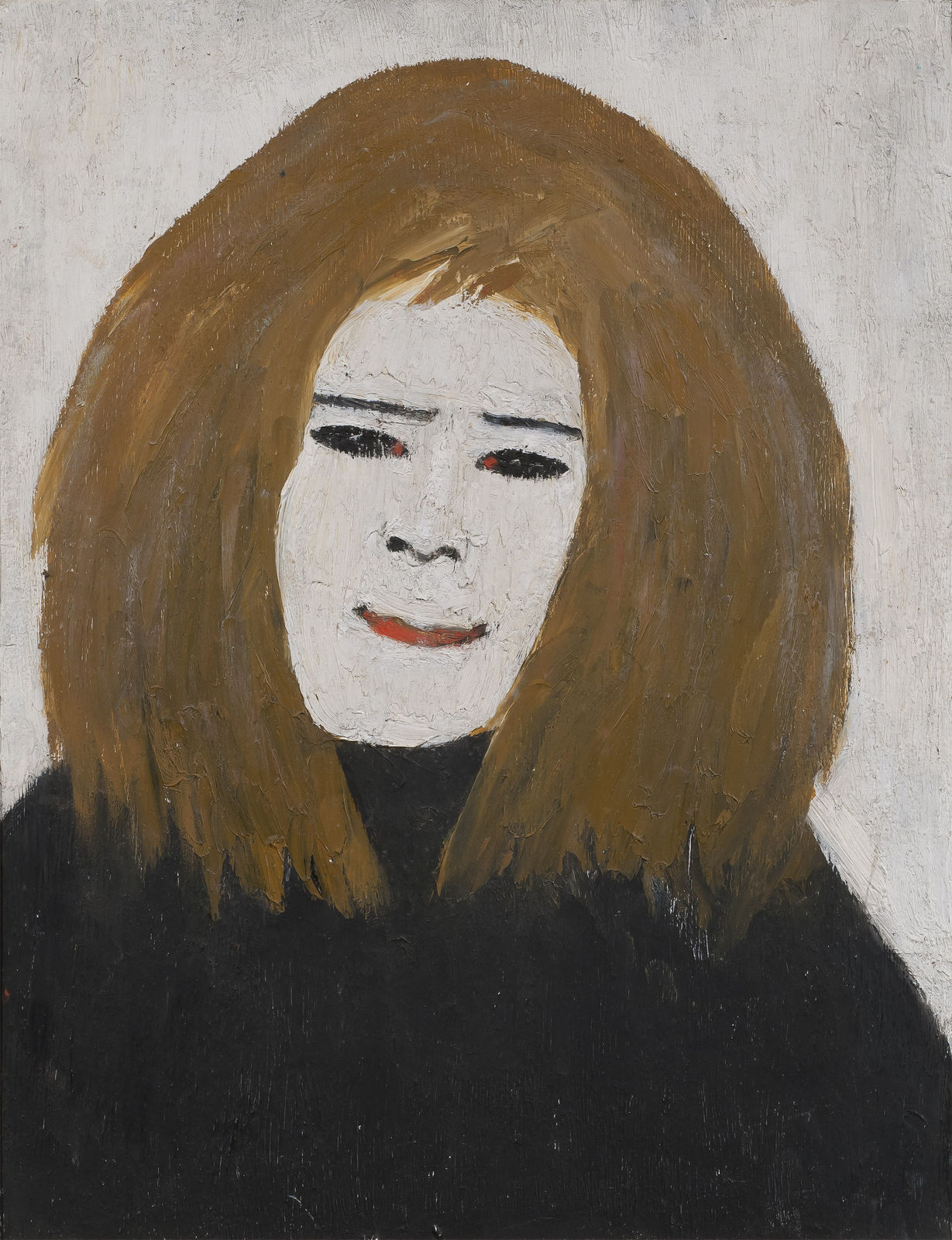 Laurence Stephen Lowry, Head of a girl / Girl with blonde hair, undated