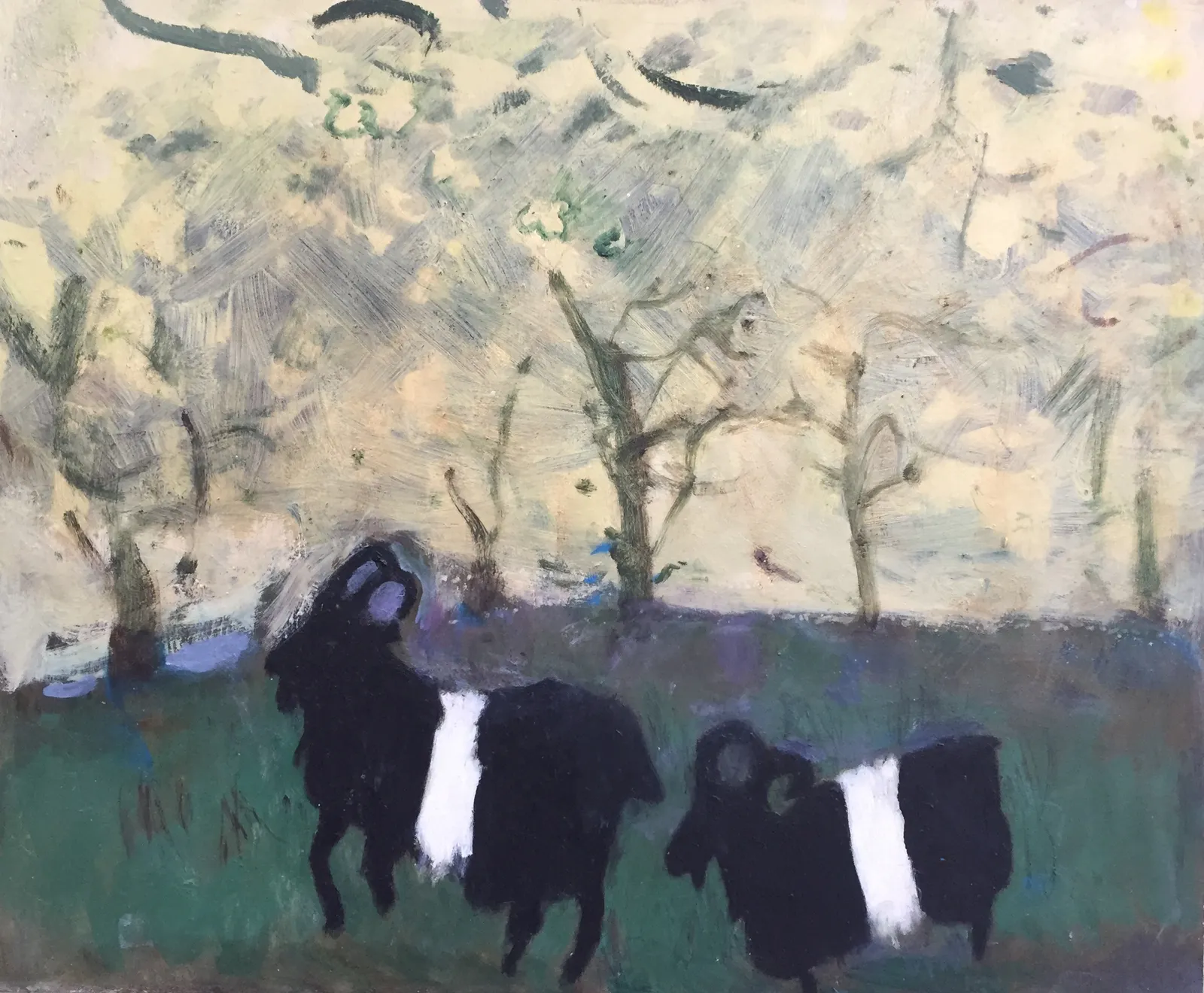 Mary Newcomb, Goats to the Greenwood, 2000