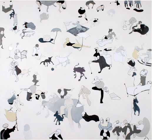 Jonathan Huxley, Sixteen Women, 2005, reworked 2019