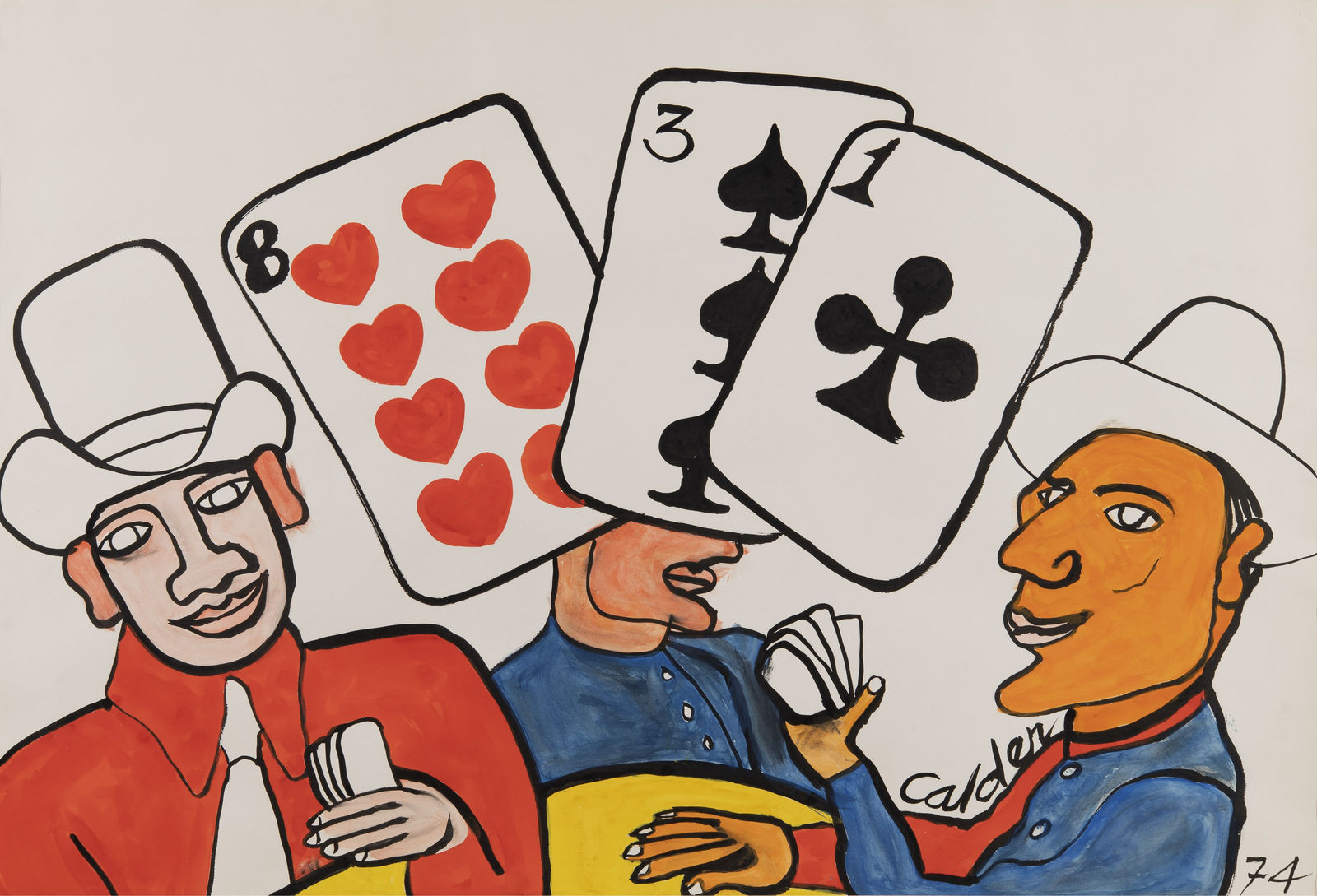 Alexander Calder, Poker, 1974