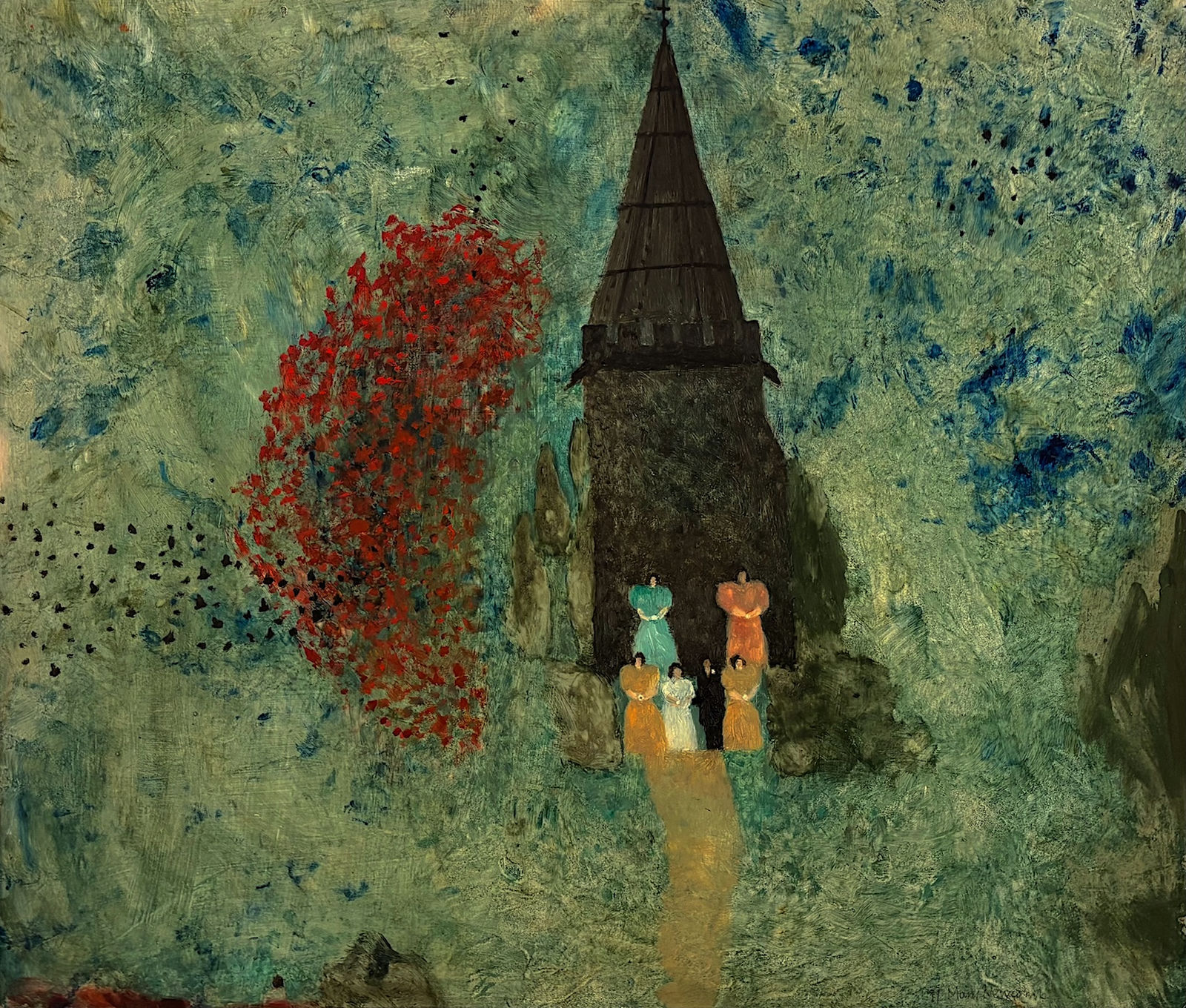 Mary Newcomb, Country Wedding, 1971