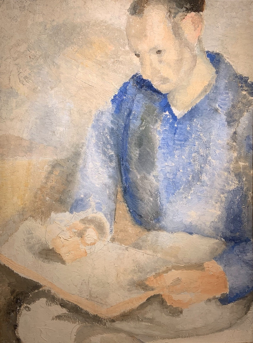 Winifred Nicholson, Ben (in Blue Jumper) , 1926
