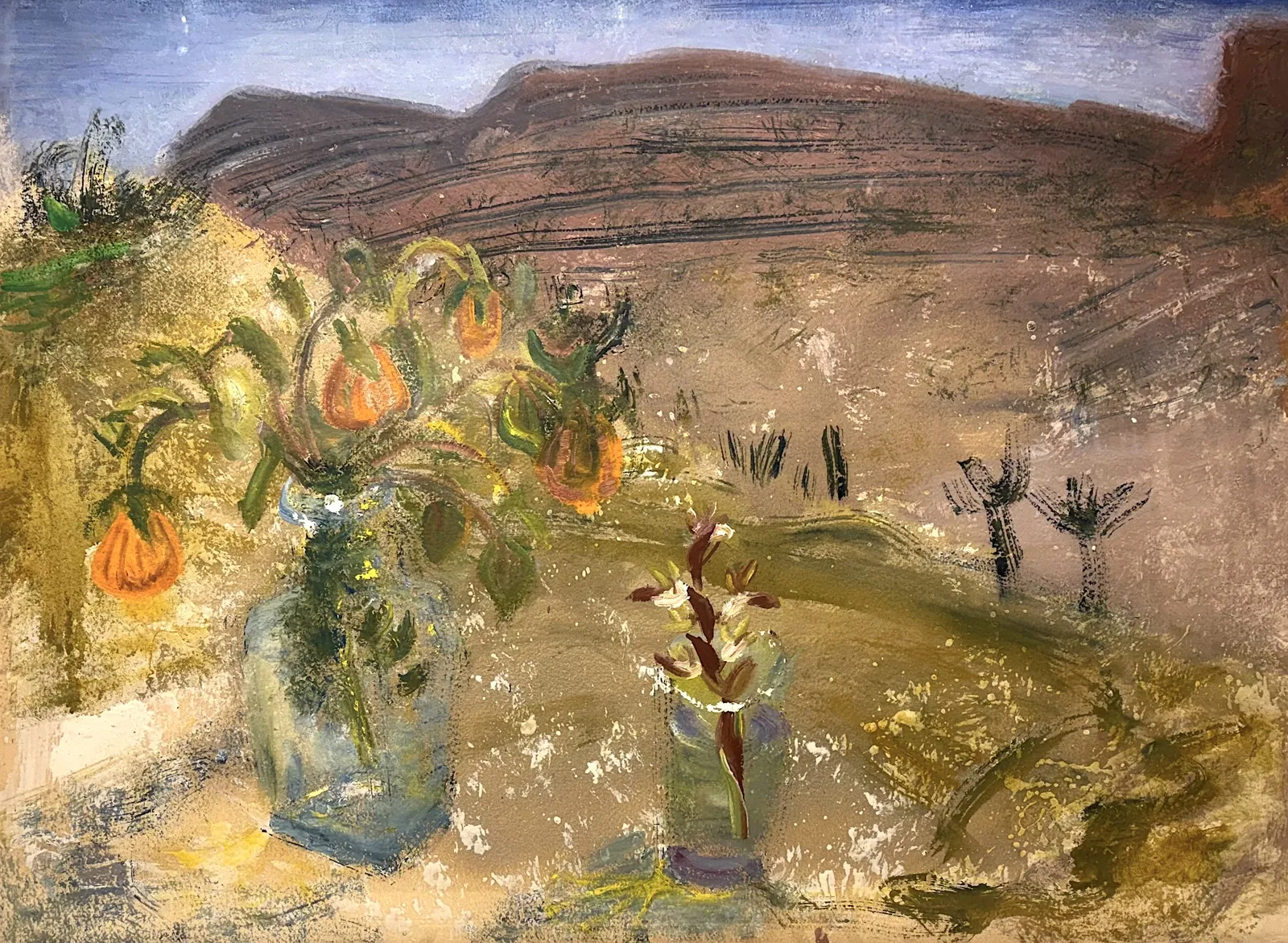 Winifred Nicholson, Tunisian Earth , 1972