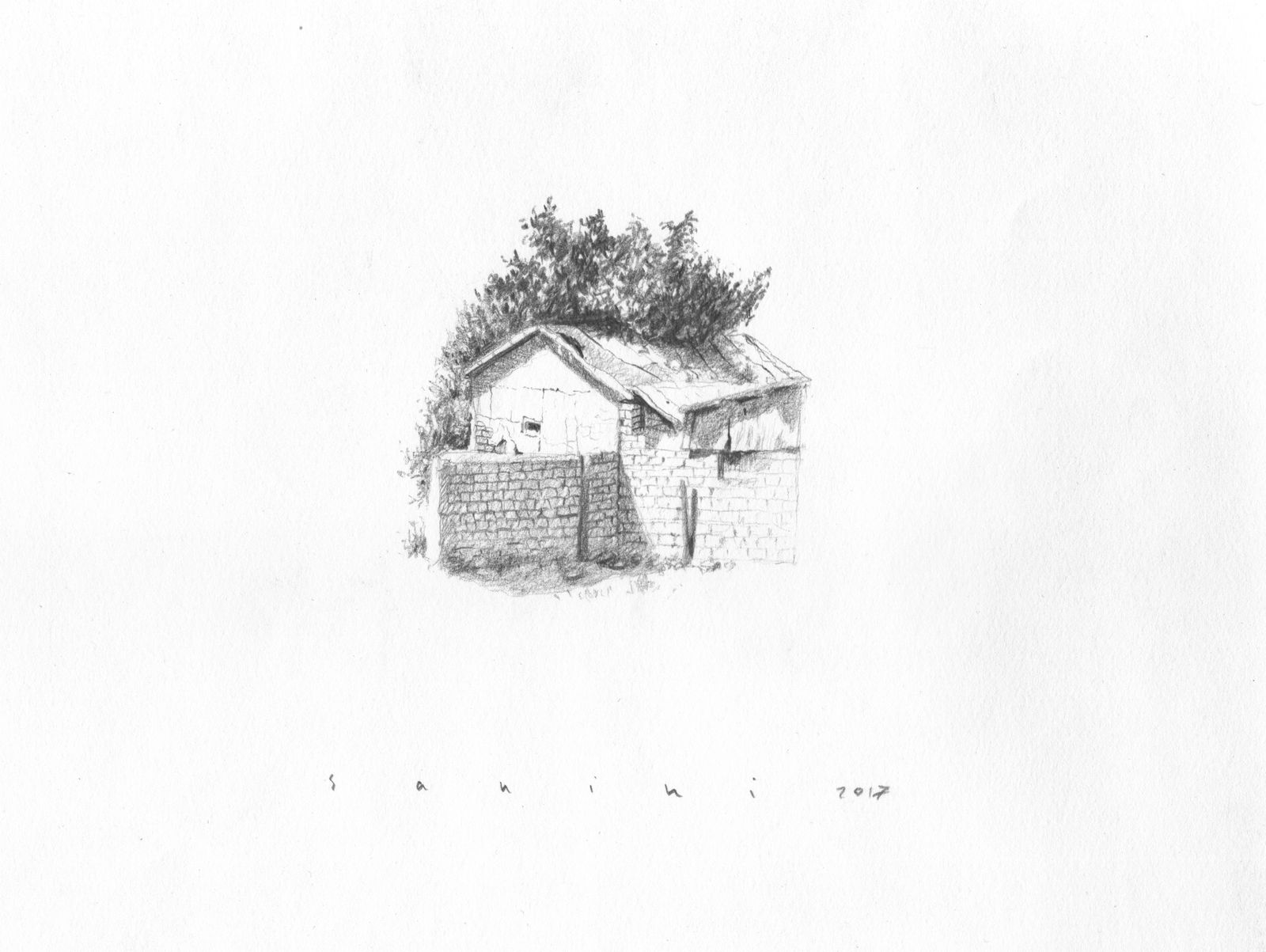 Hamed Sahihi, Untitled, Pencil on Paper, 32x45cm