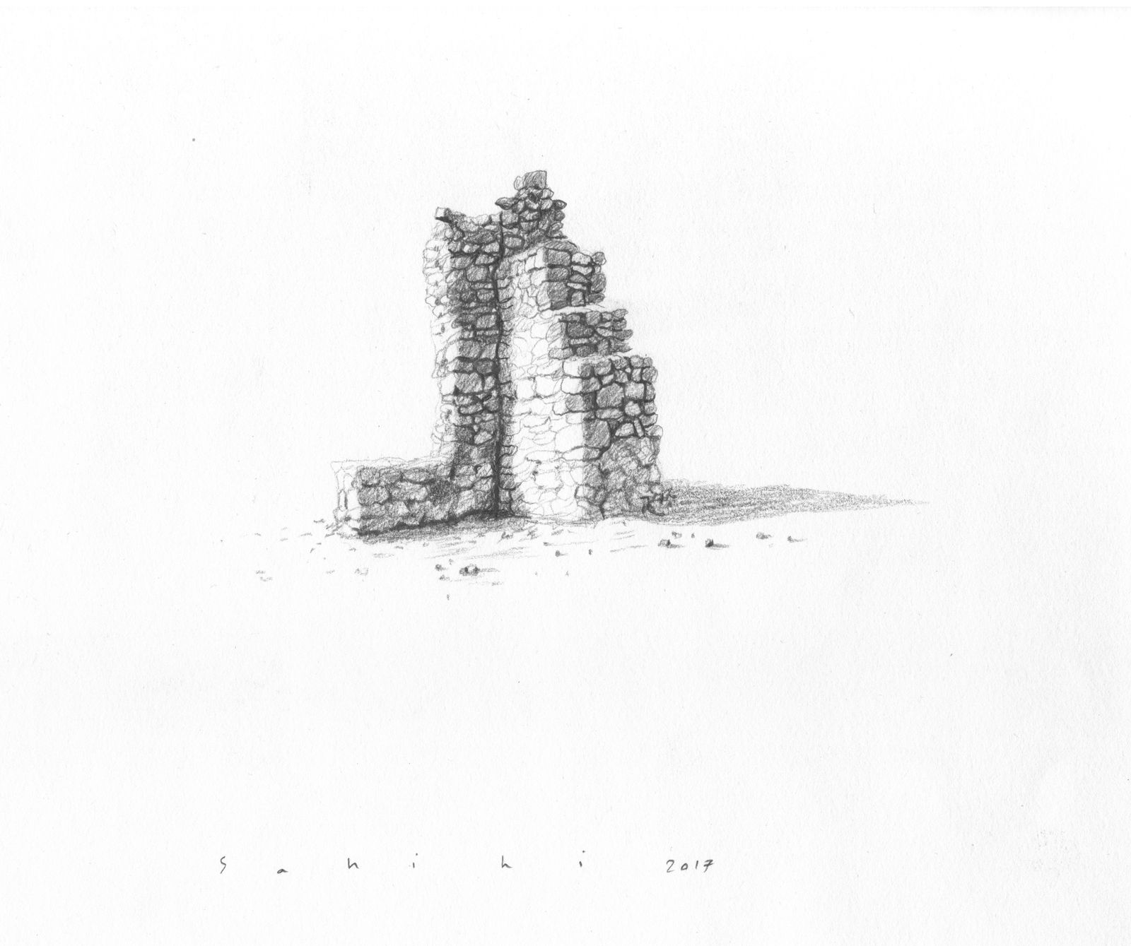 Hamed Sahihi, Untitled, Pencil on Paper, 32x45cm