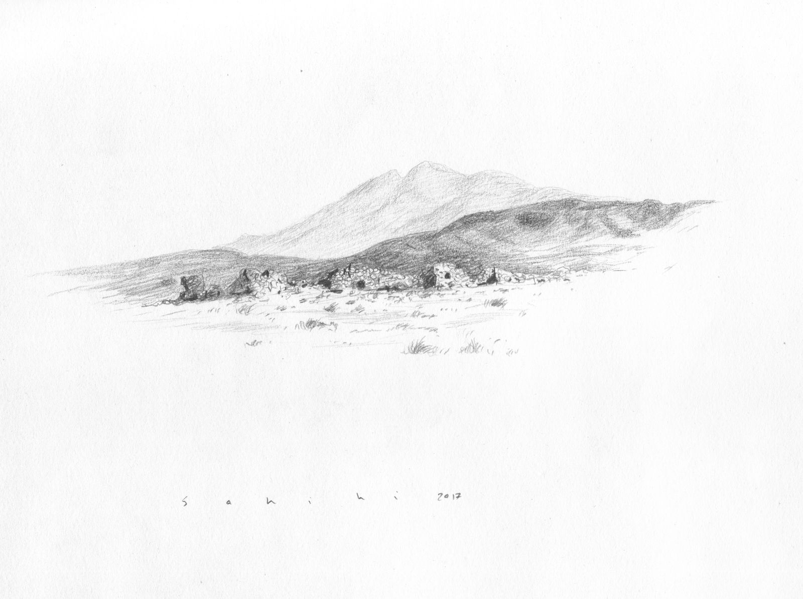 Hamed Sahihi, Untitled, Pencil on Paper, 32x45cm