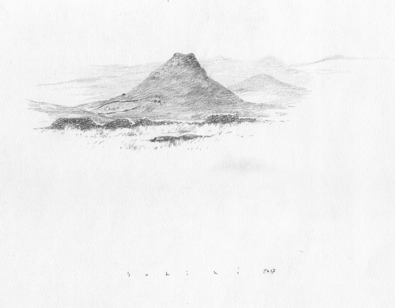 Hamed Sahihi, Untitled, Pencil on Paper, 32x45cm