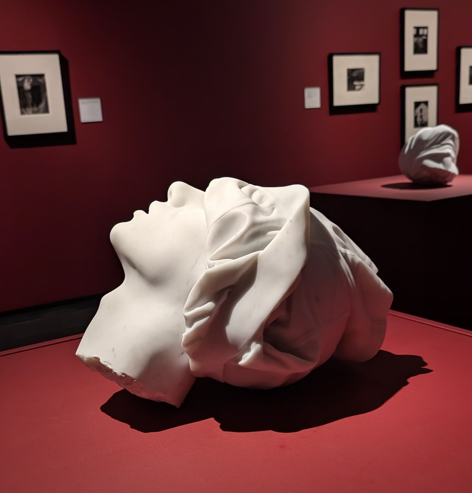 Installation view of Baroque Continuum a presentation of works by Reza Aramesh.