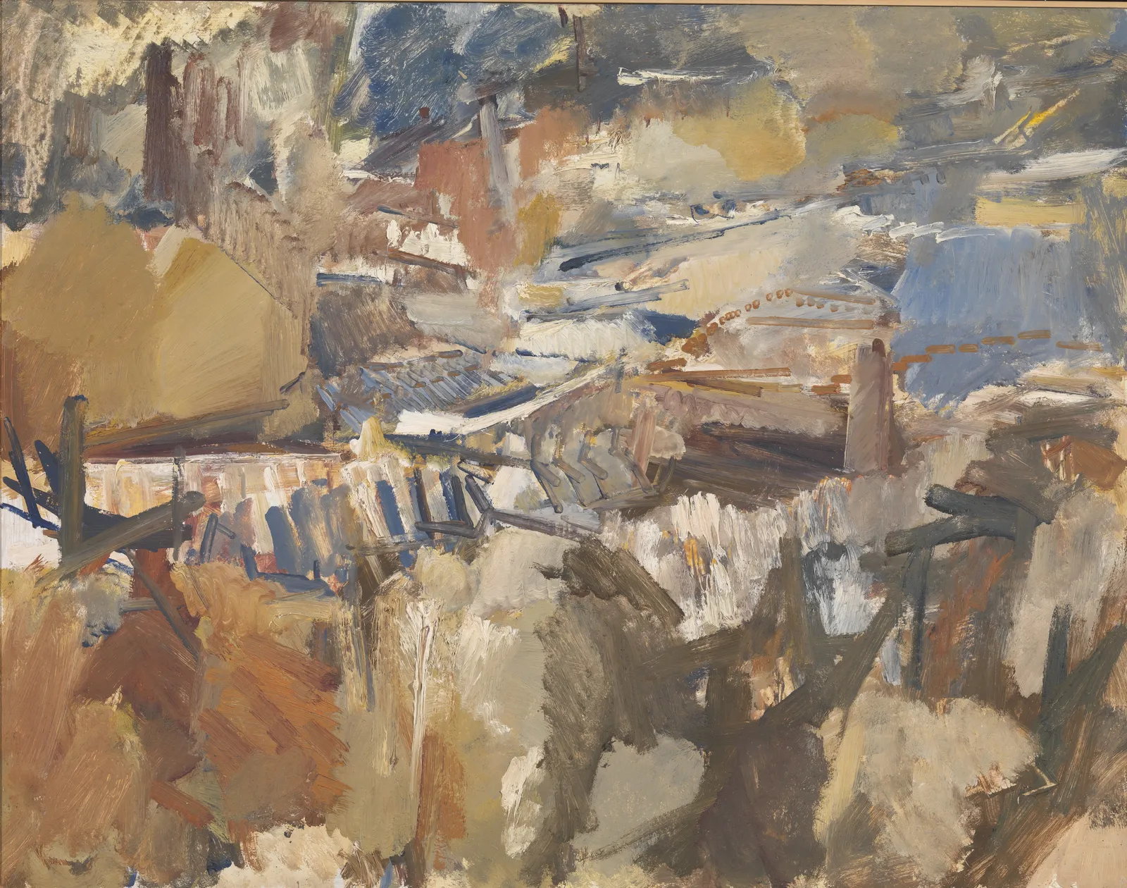 Isle of Dogs from Greenwich Observatory, 1950