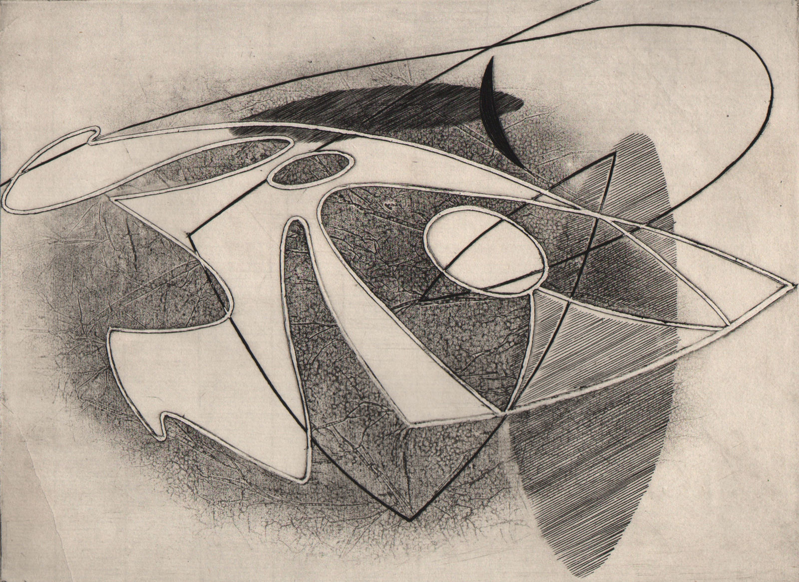 Stanley William Hayter, Woman in a Net, 1934