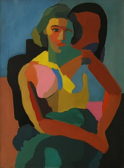 Morris Blackburn, Seated Figure, 1939