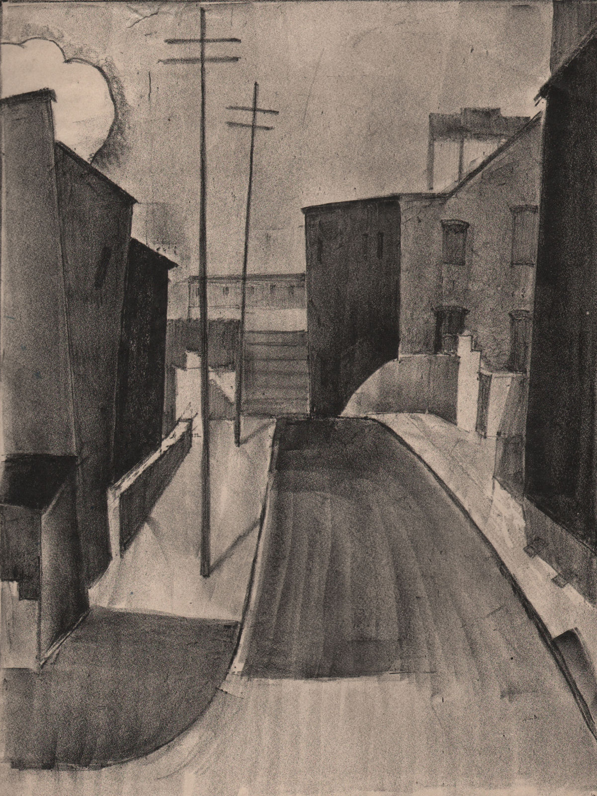 Morris Blackburn, Street Scene, c. 1935