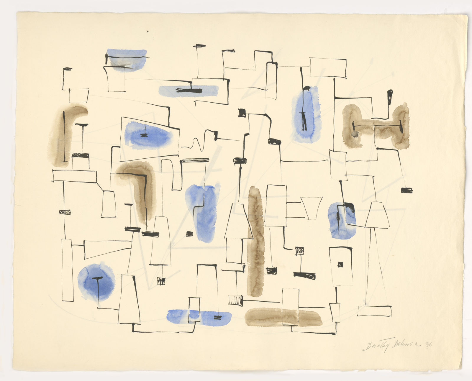 Dorothy Dehner, Untitled, 1956