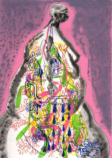 Trenton Doyle Hancock, The Days of Excess, 2010