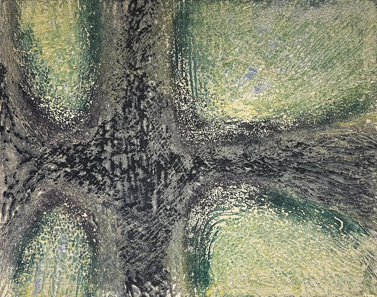 Krishna Reddy, Tree Trunk, 1962