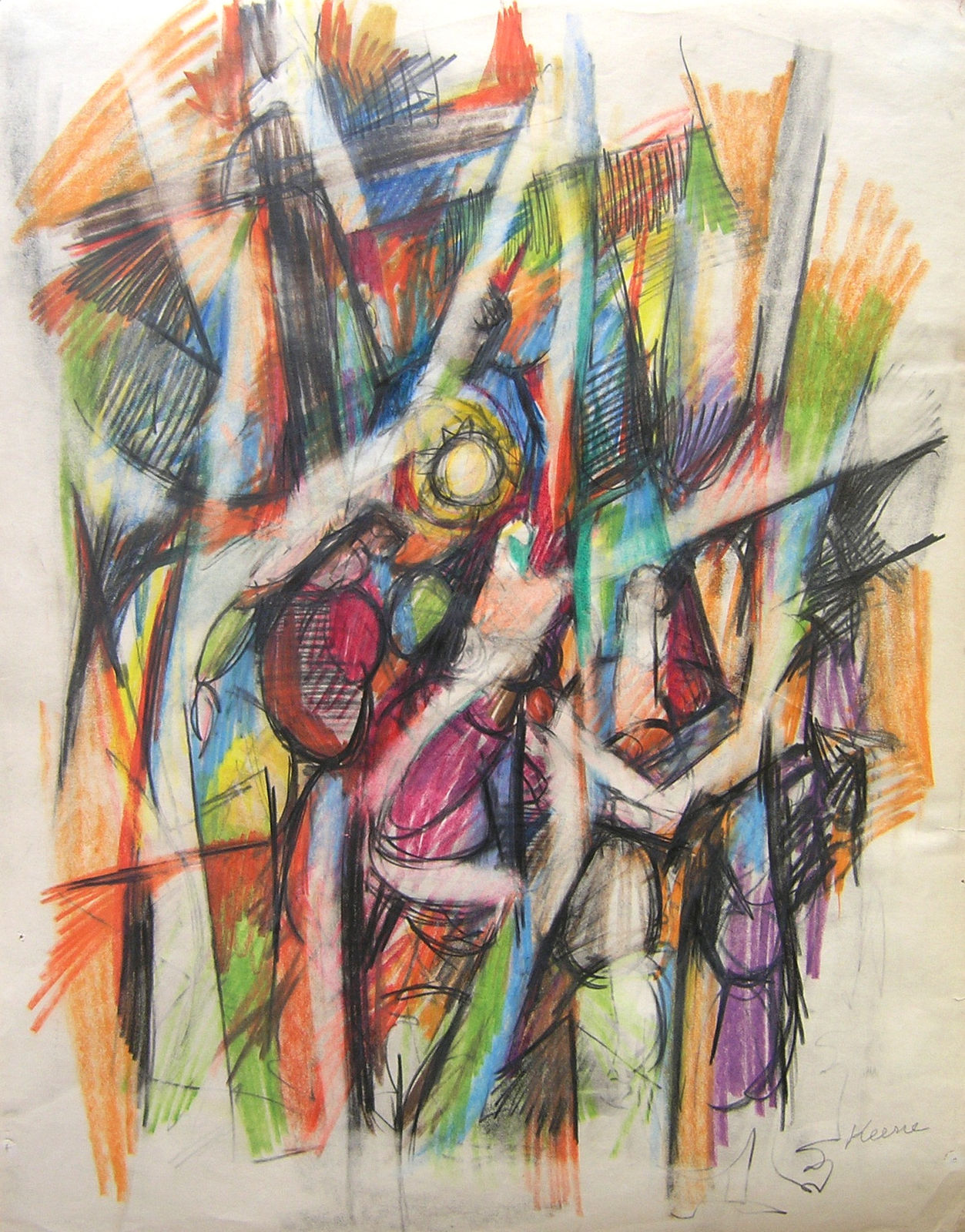 Paul Keene, Abstraction, 1959