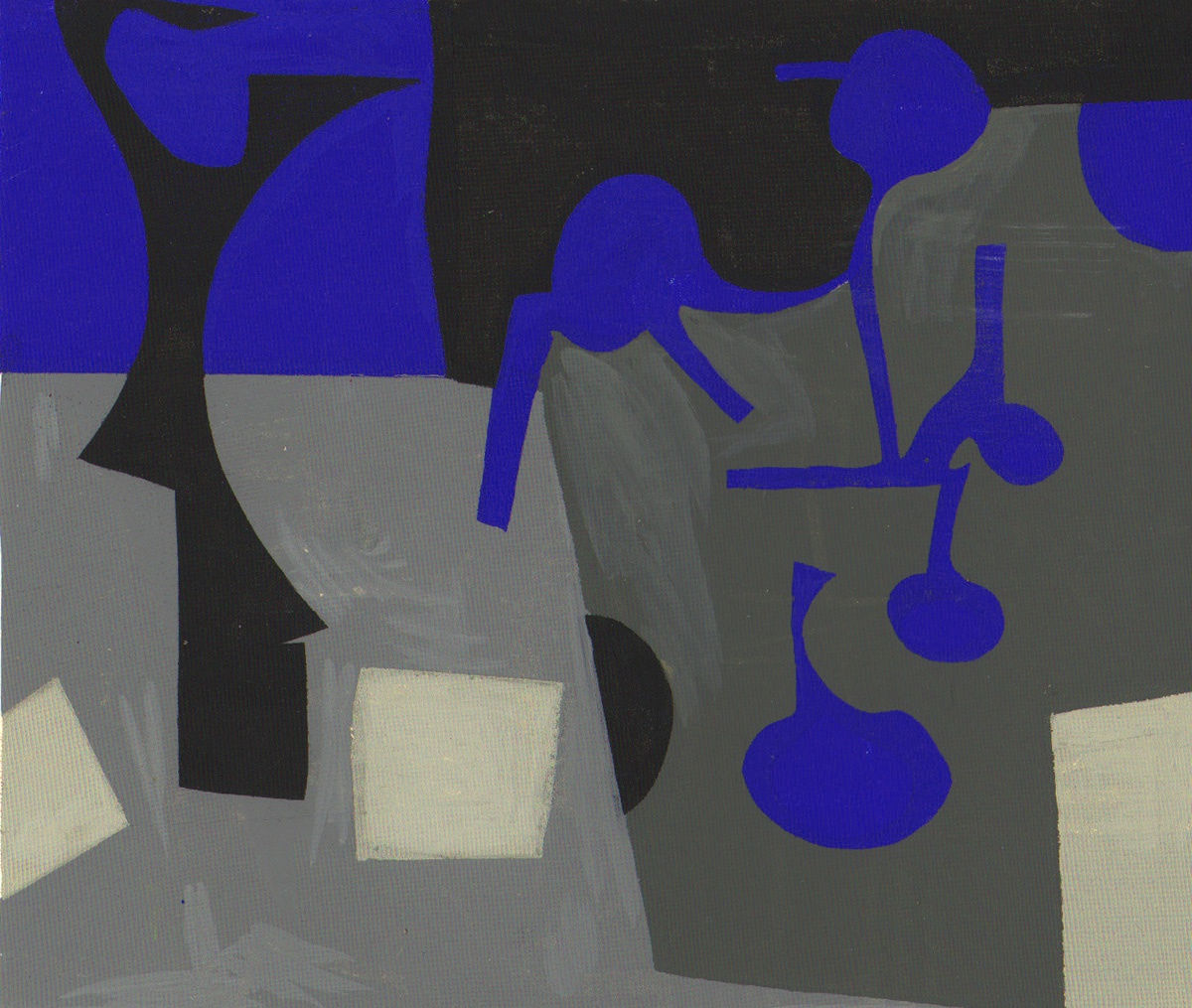 Judith Rothschild, Composition (blue/black/gray), 1946