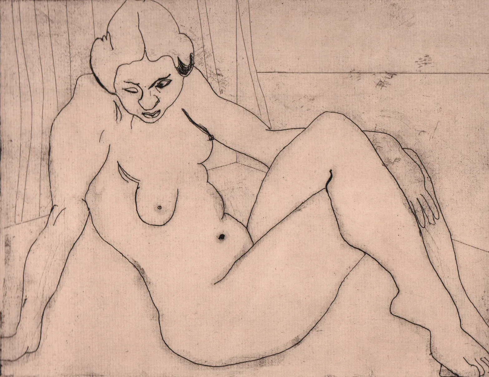 Stanley William Hayter, Untitled (nude), c. 1929-31