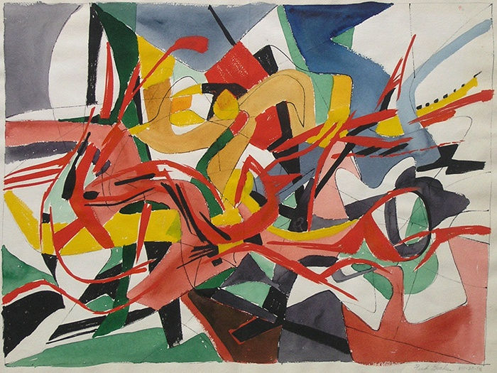 Fred Becker, Abstract H, 1954