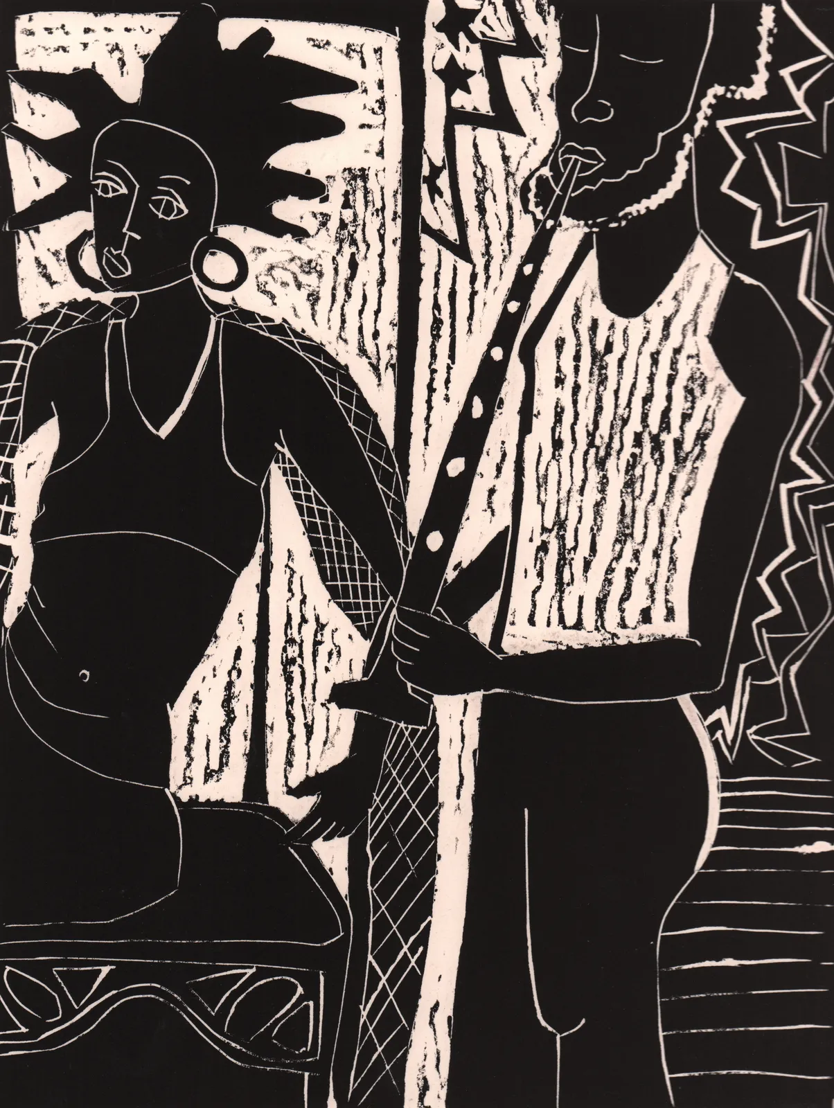 Dindga McCannon, Musician & His Lady, 1972