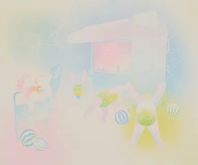 Amze Emmons, Mobile Suit Watermelon, 2019