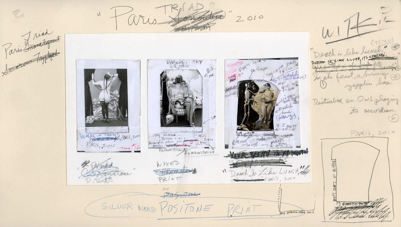 Joel-Peter Witkin, Triad (Paris), 2010