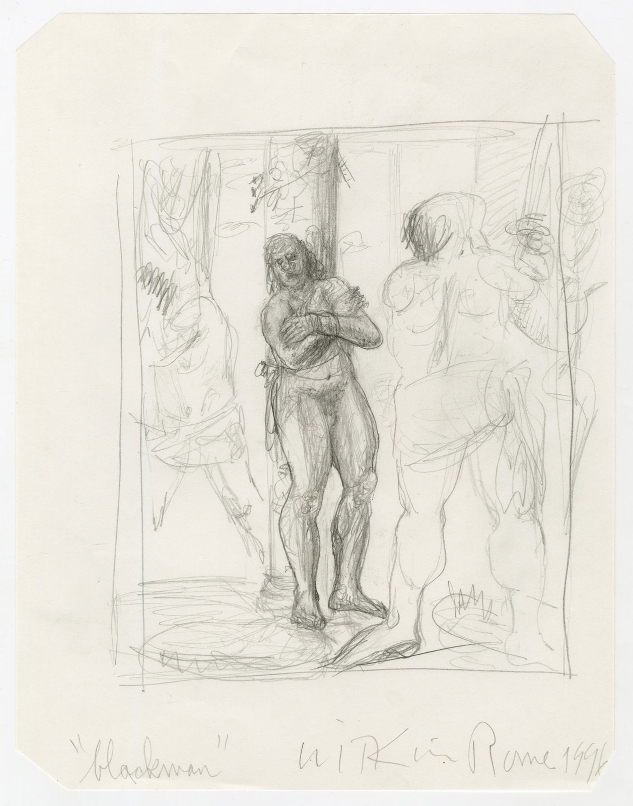 Joel-Peter Witkin, Blackman, Rome, 1996