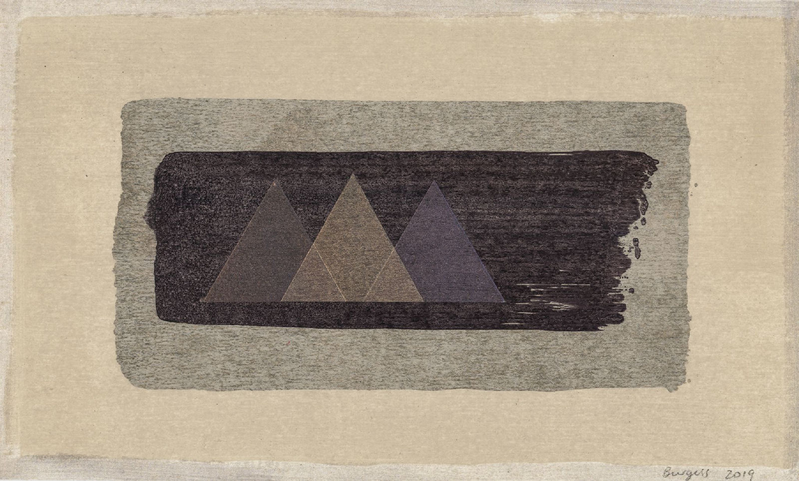 Andy Burgess, Lavendar Mountains, 2019