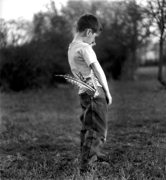 Keith Carter, Turkey Feathers, 1996