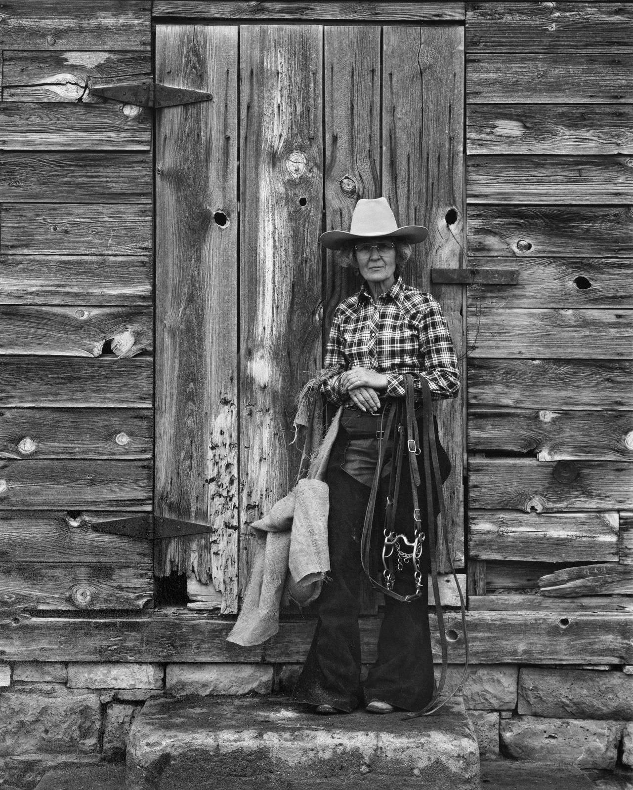 Jay Dusard, Betty Wells, V7 Ranch Arizona , 1982