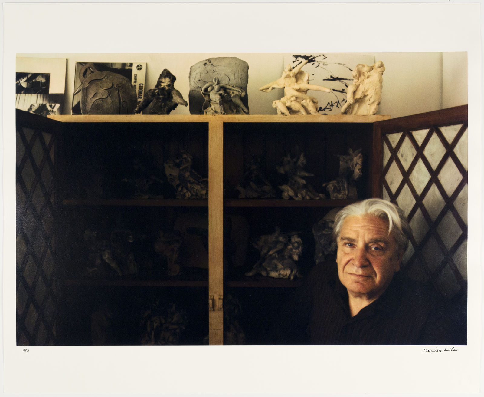 Dan Budnik - Picturing Artists (1950s - 1960s), 40 Dye Transfer Prints, Artist Proof Set, Reuben Nakian - 30 Park Row studio, Connecticut, 1965